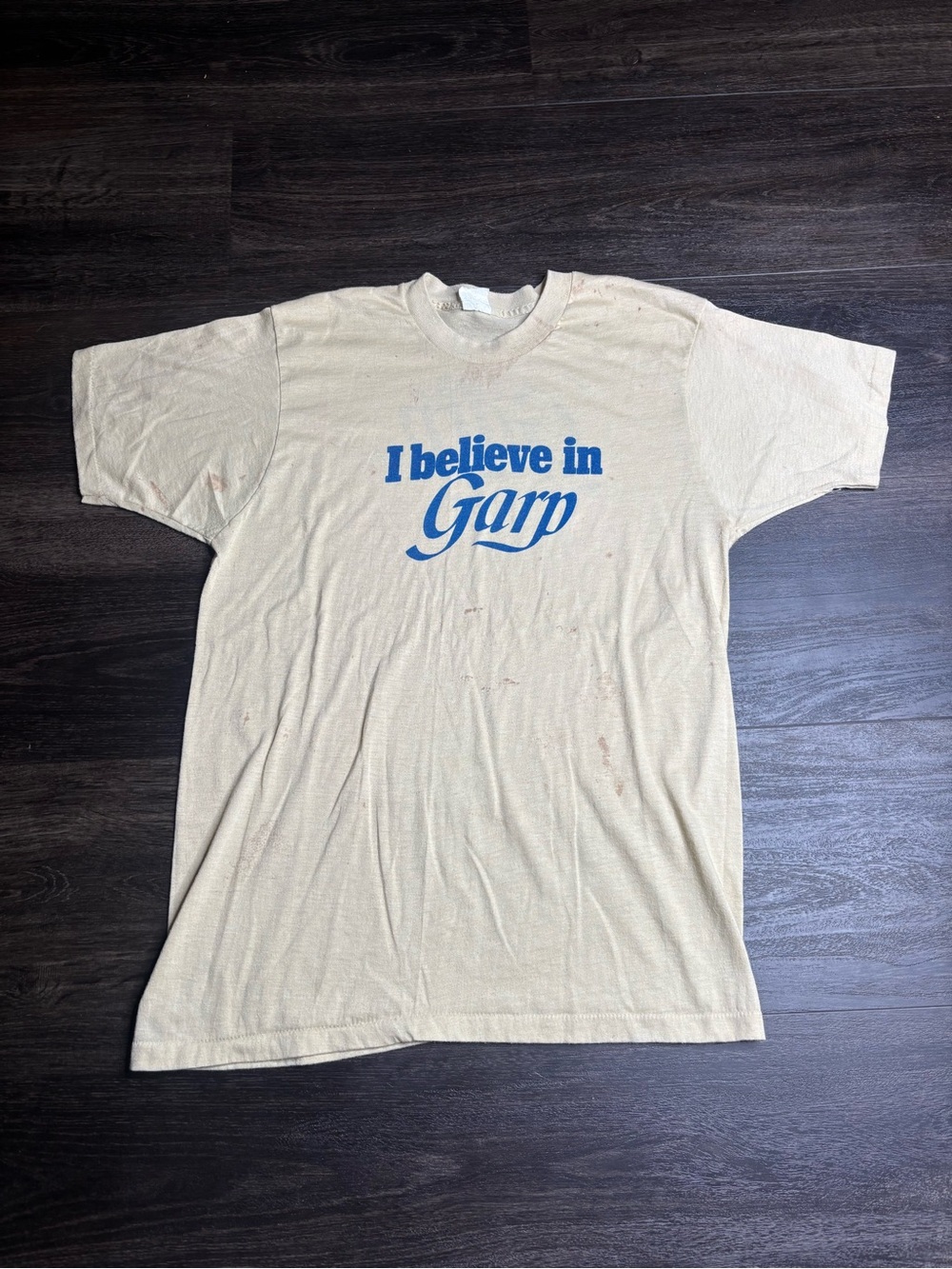 Vintage I Believe In Garp Pocket Books Tshirt